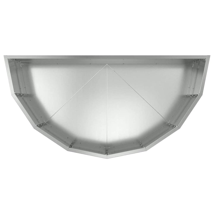 Plantekasse Sølv 90 x 45 x 35 cm Galvaniseret stål