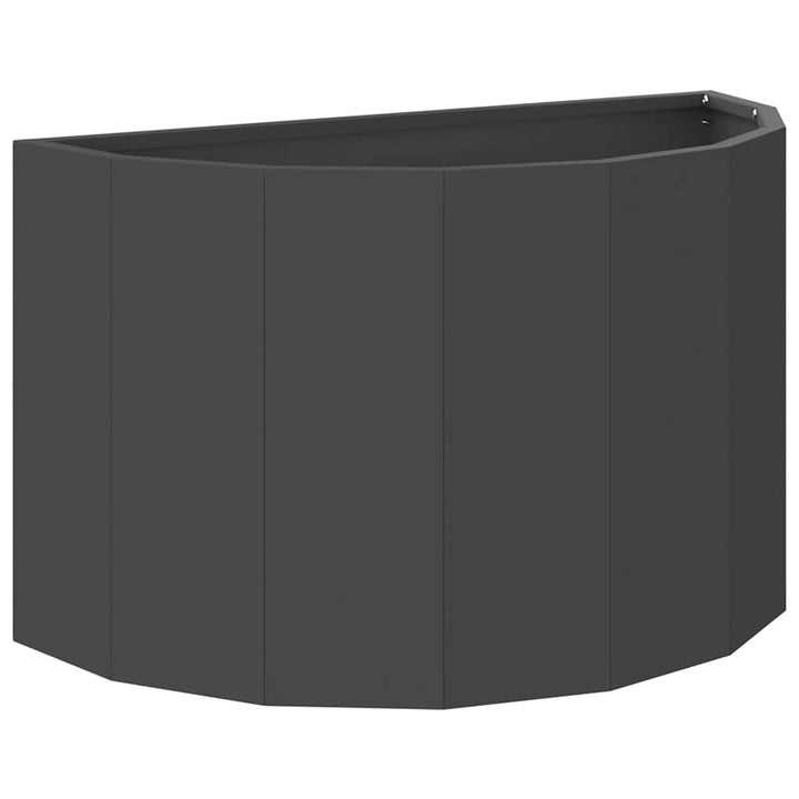 Plantekasse Sort 60 x 30 x 35 cm Stål