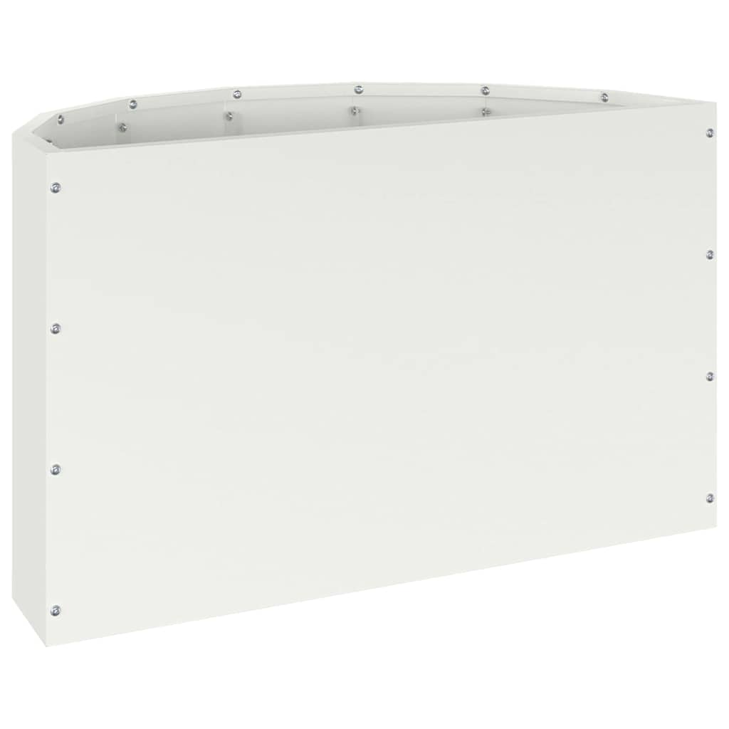 Plantekasse Hvid 60 x 30 x 35 cm Stål