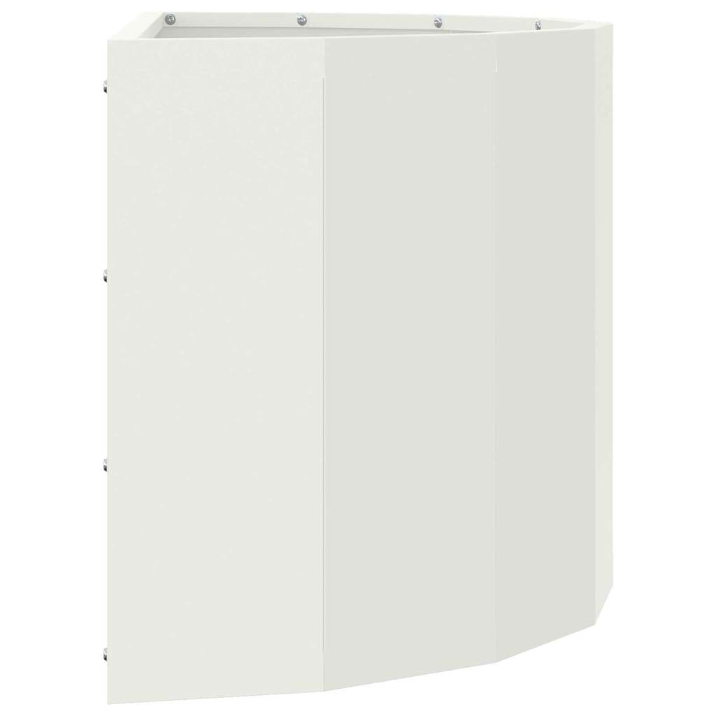 Plantekasse Hvid 60 x 30 x 35 cm Stål