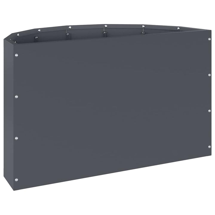 Plantekasse Antracit 60 x 30 x 35 cm Stål