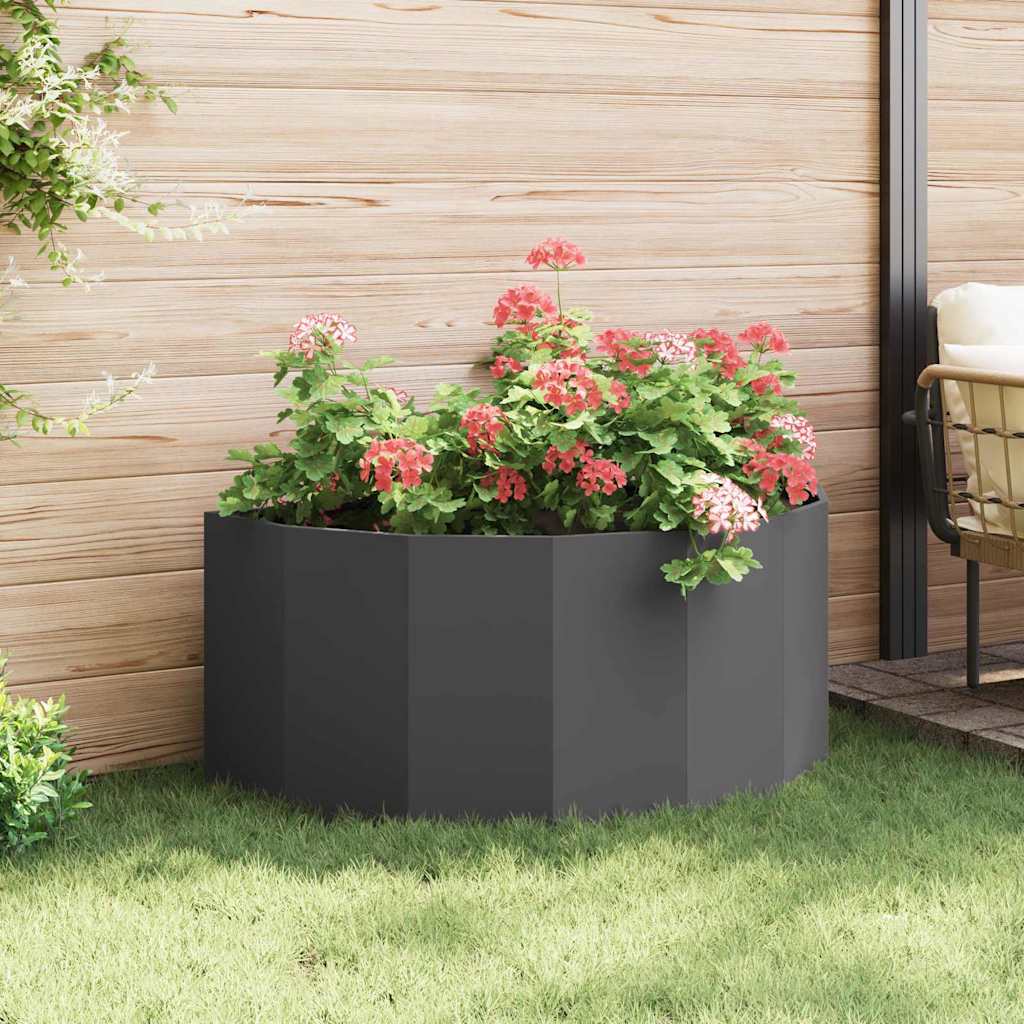 Plantekasse Sort 120 x 60 x 50 cm Stål