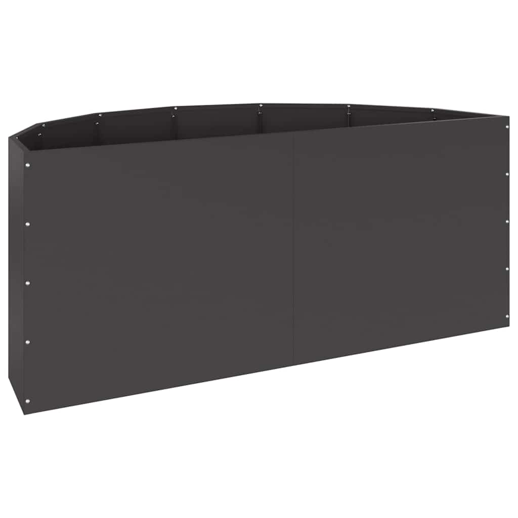 Plantekasse Sort 120 x 60 x 50 cm Stål