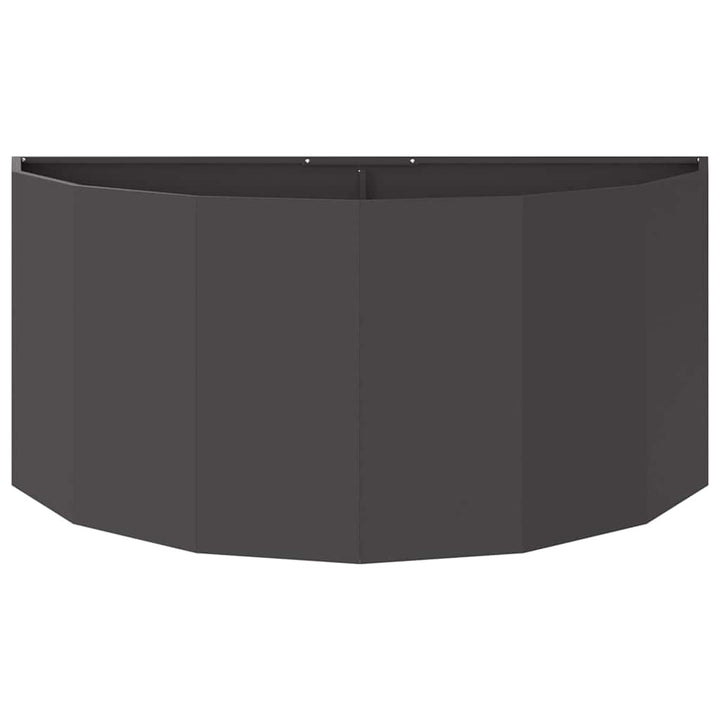 Plantekasse Sort 120 x 60 x 50 cm Stål