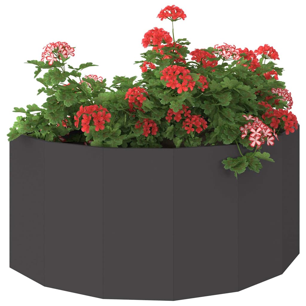 Plantekasse Sort 120 x 60 x 50 cm Stål