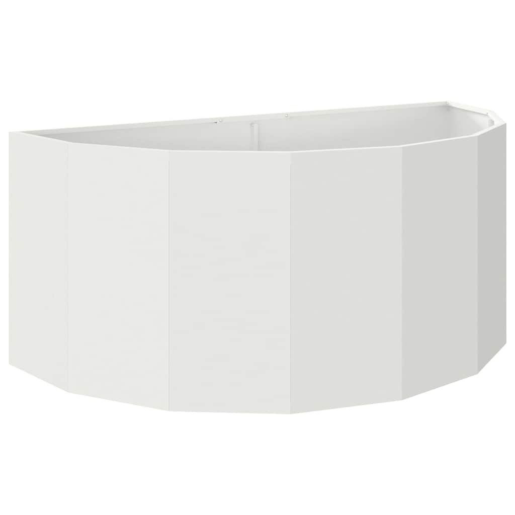 Plantekasse Hvid 120 x 60 x 50 cm Stål