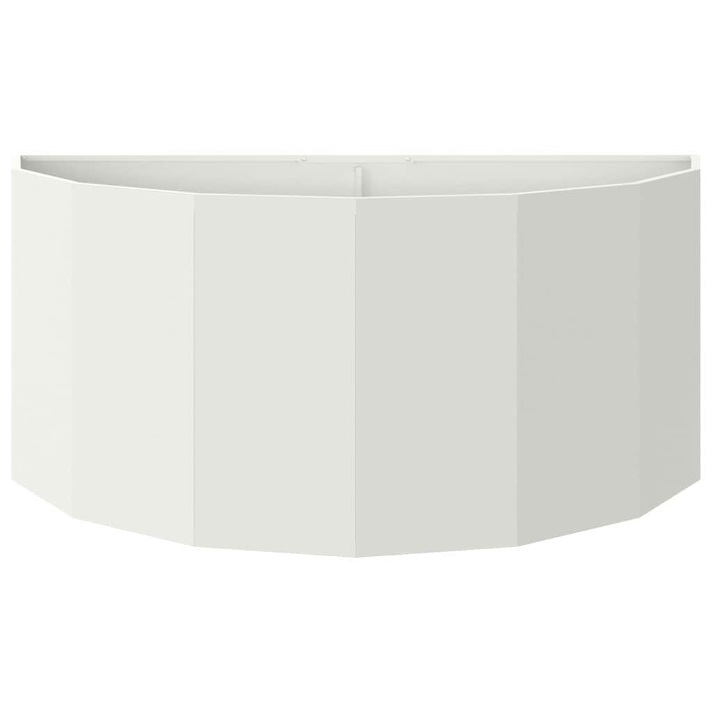 Plantekasse Hvid 120 x 60 x 50 cm Stål