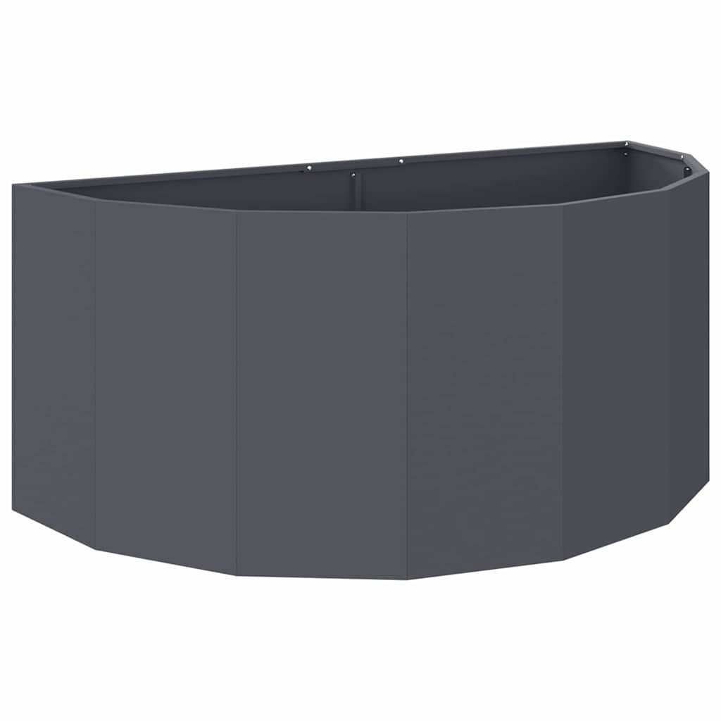 Plantekasse Antracit 120 x 60 x 50 cm Stål