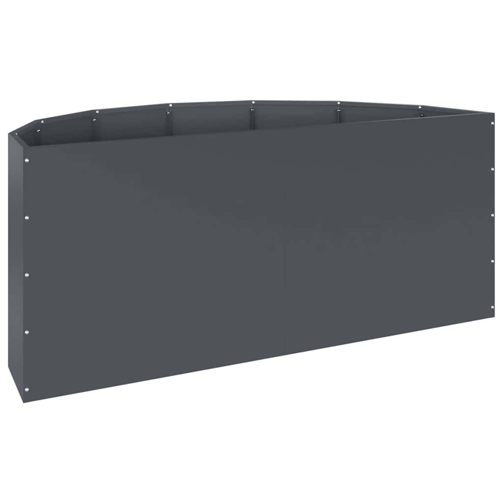 Plantekasse Antracit 120 x 60 x 50 cm Stål