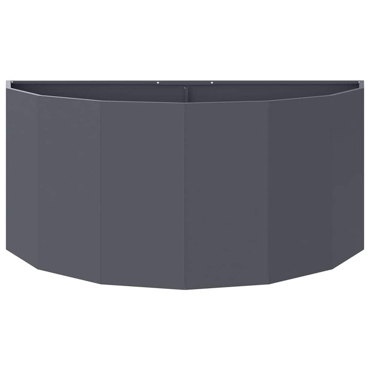 Plantekasse Antracit 120 x 60 x 50 cm Stål