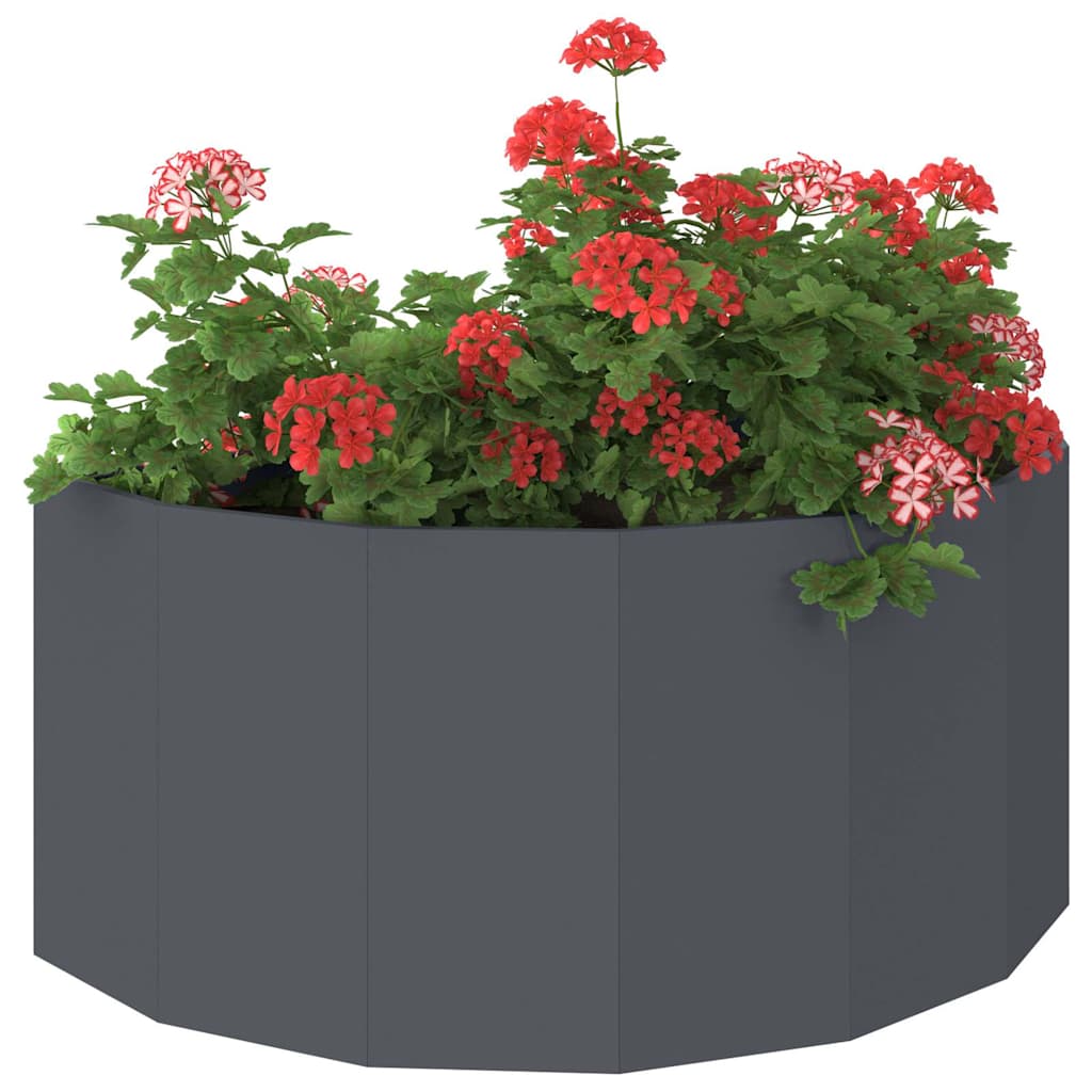 Plantekasse Antracit 120 x 60 x 50 cm Stål