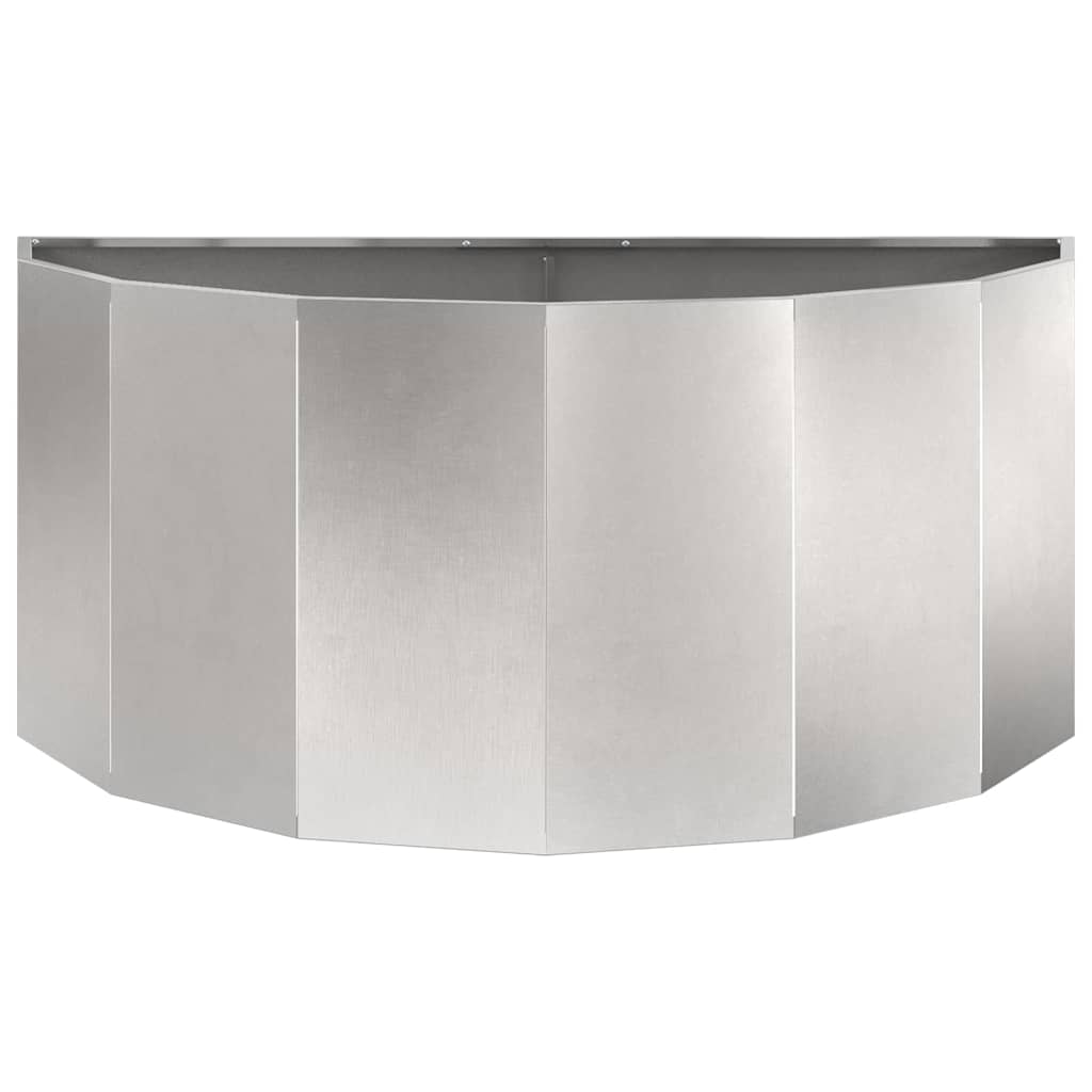 Plantekasse Sølv 120 x 60 x 50 cm Rustfrit stål