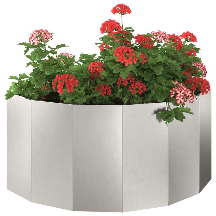 Plantekasse Sølv 120 x 60 x 50 cm Rustfrit stål