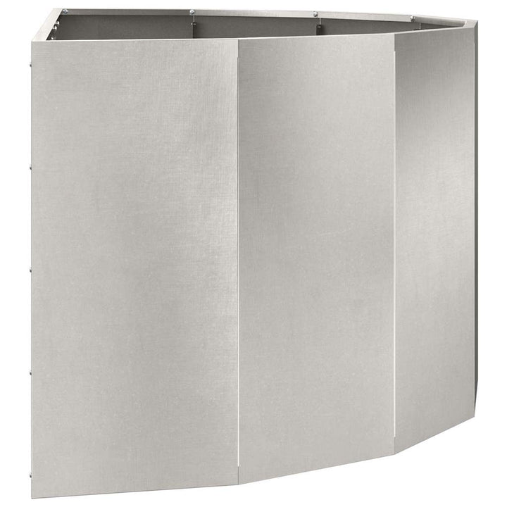 Plantekasse Sølv 120 x 60 x 50 cm Rustfrit stål