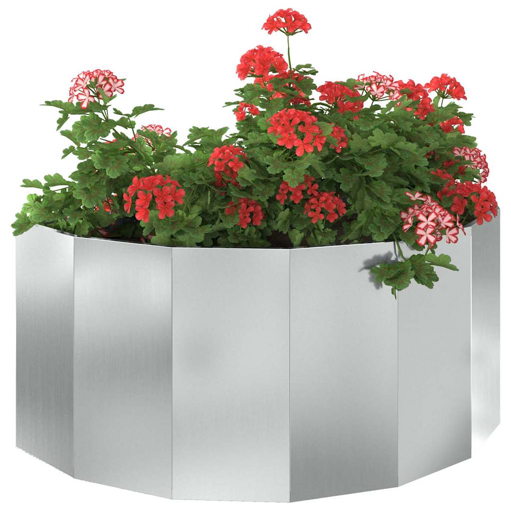 Plantekasse Sølv 120 x 60 x 50 cm Galvaniseret stål