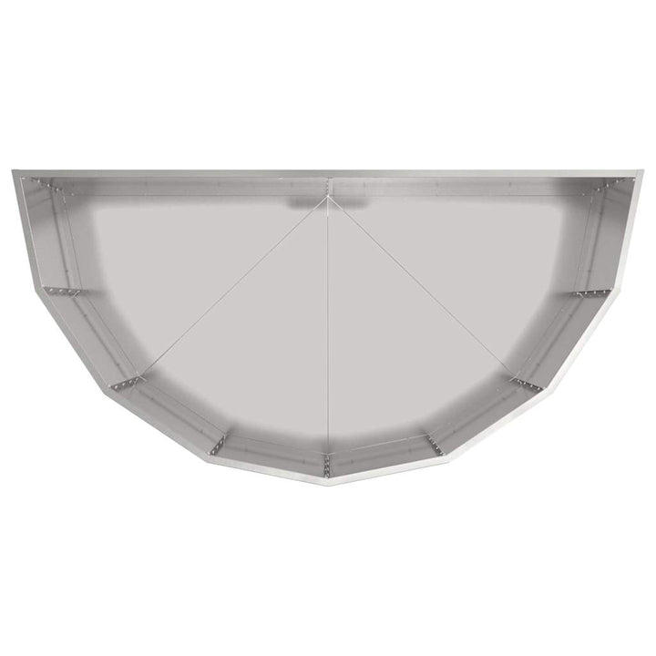 Plantekasse Sølv 120 x 60 x 50 cm Galvaniseret stål