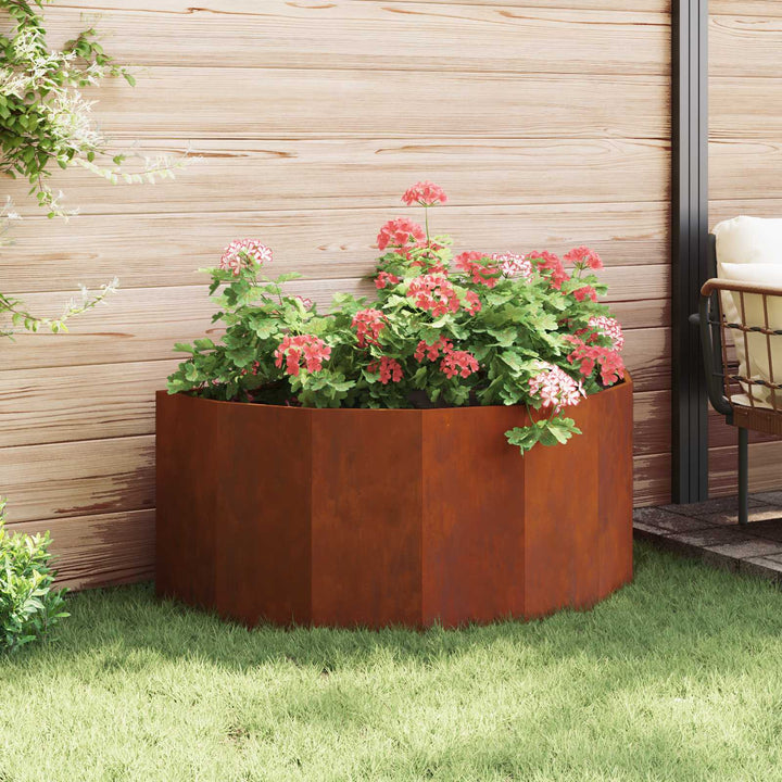 Plantekasse Rusten 120 x 60 x 50 cm Cortenstål