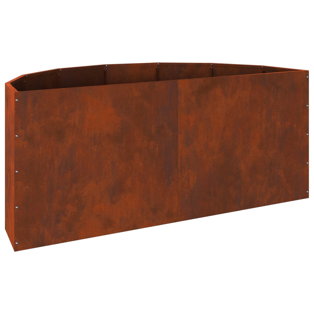 Plantekasse Rusten 120 x 60 x 50 cm Cortenstål