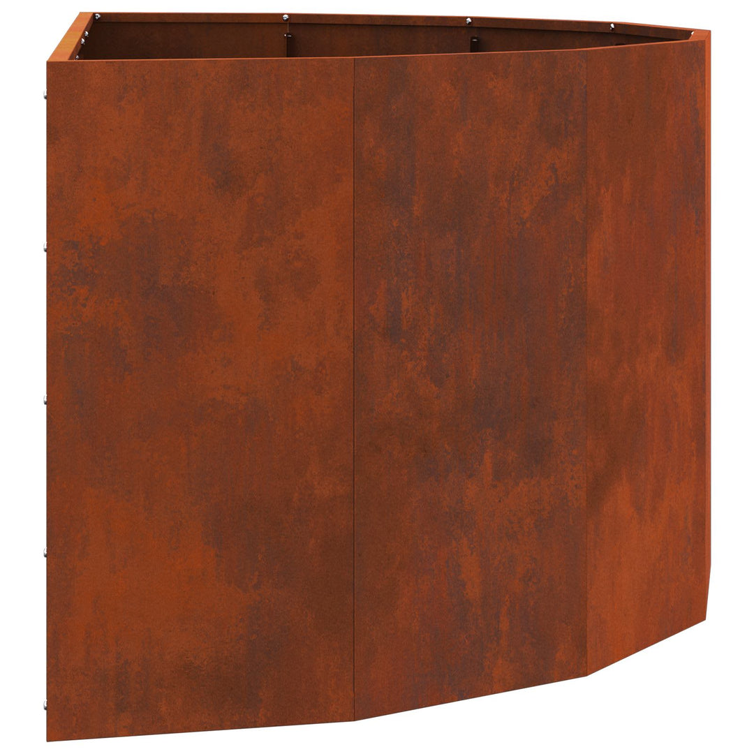 Plantekasse Rusten 120 x 60 x 50 cm Cortenstål