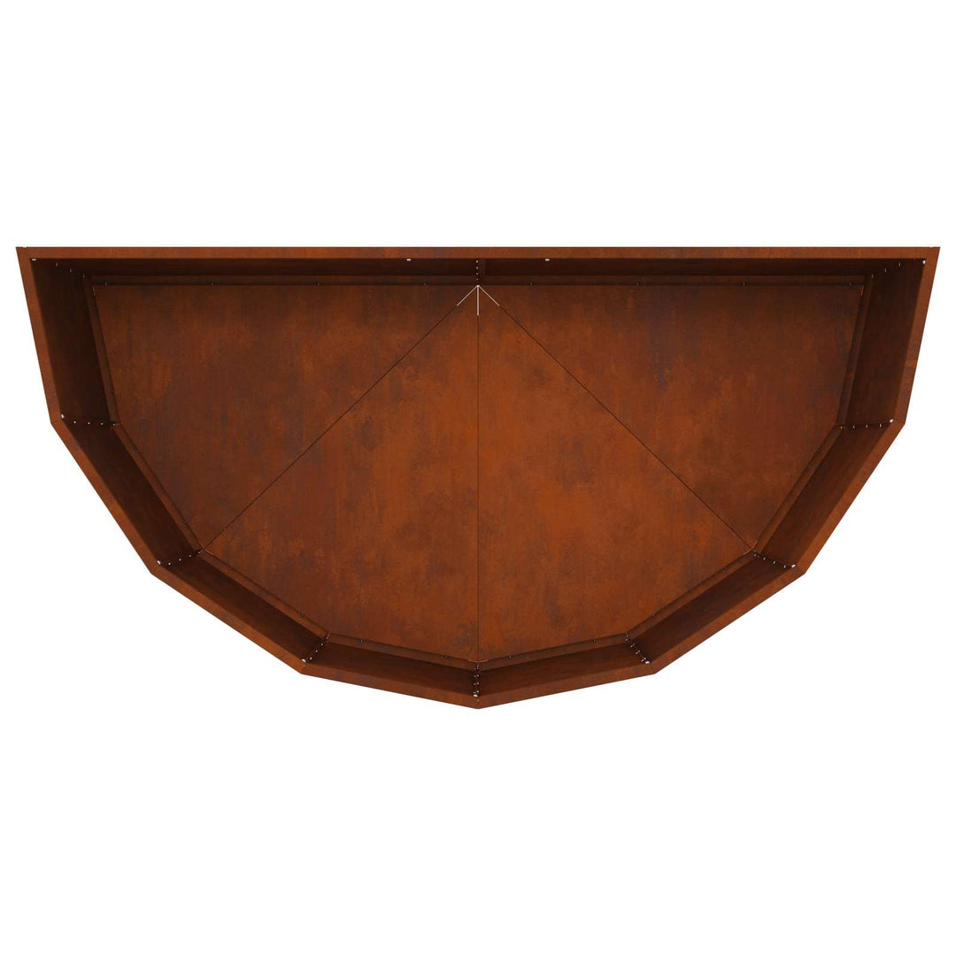 Plantekasse Rusten 120 x 60 x 50 cm Cortenstål