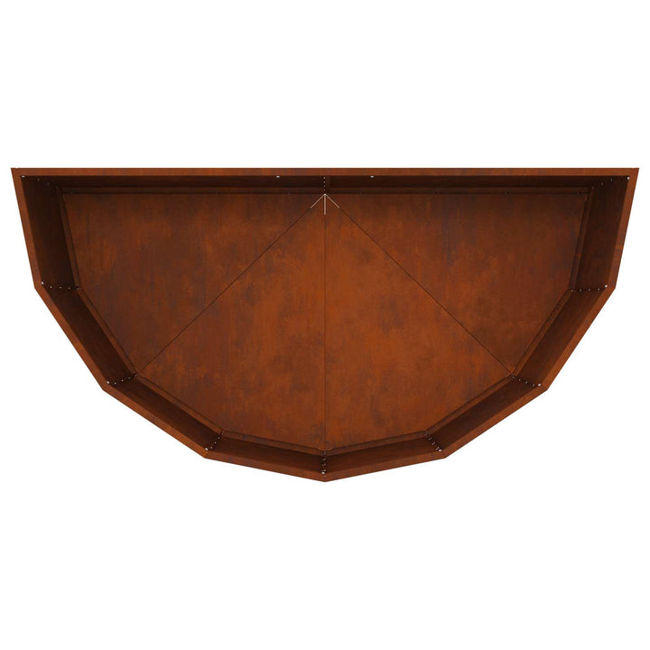 Plantekasse Rusten 120 x 60 x 50 cm Cortenstål