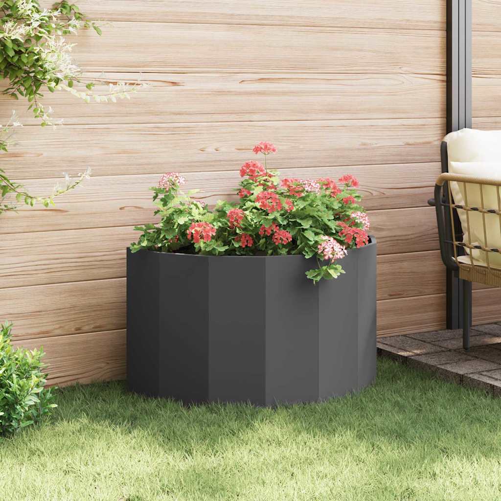 Plantekasse Sort 90 x 45 x 50 cm Stål