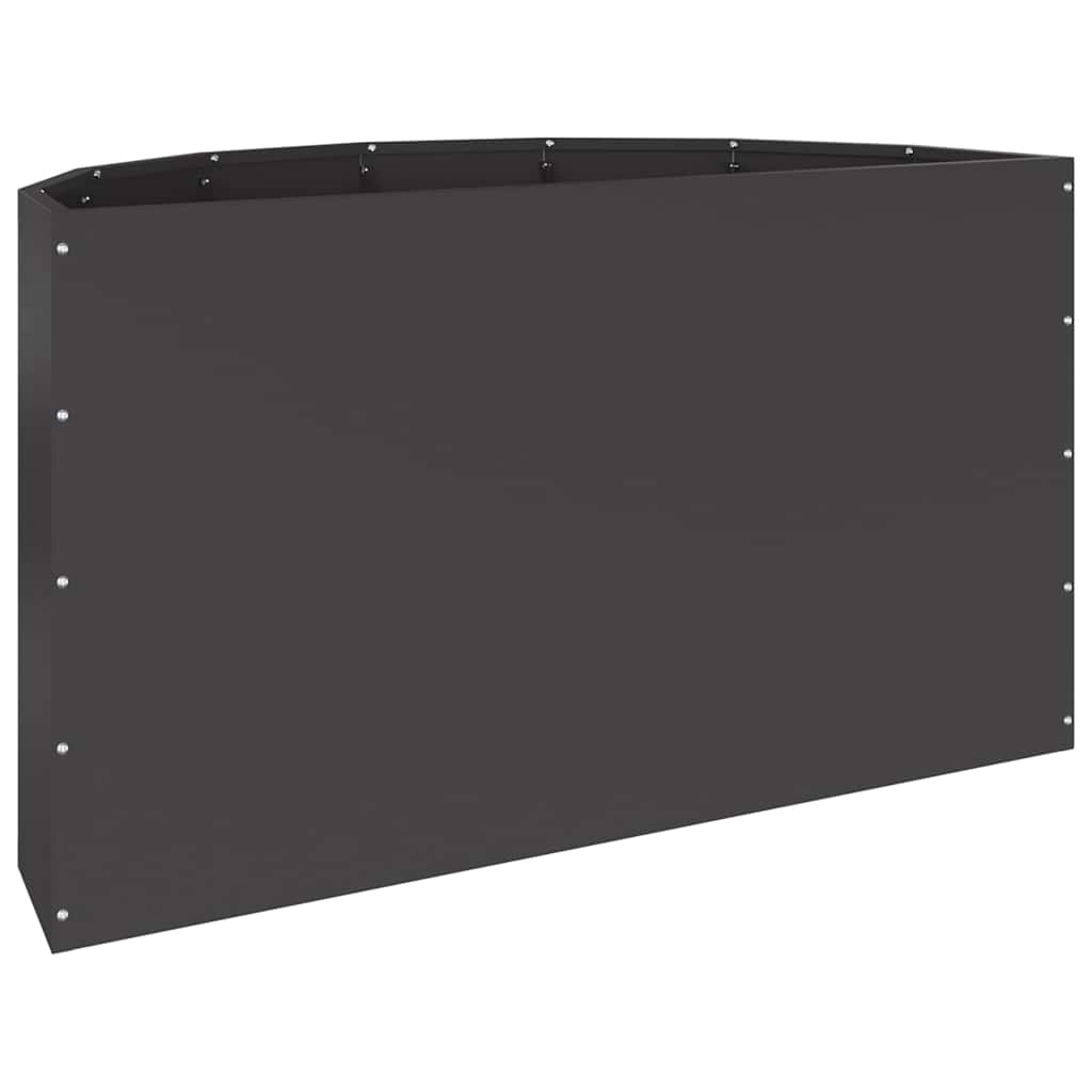 Plantekasse Sort 90 x 45 x 50 cm Stål