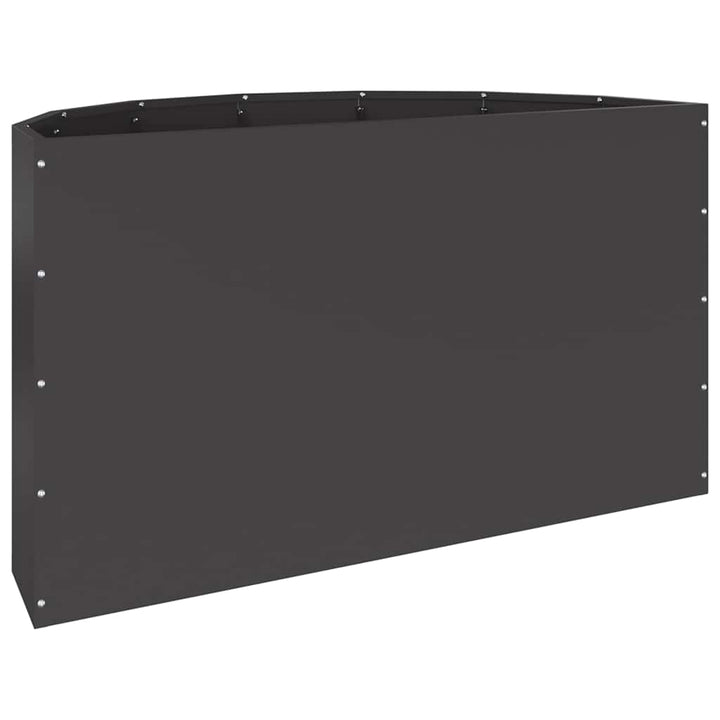 Plantekasse Sort 90 x 45 x 50 cm Stål