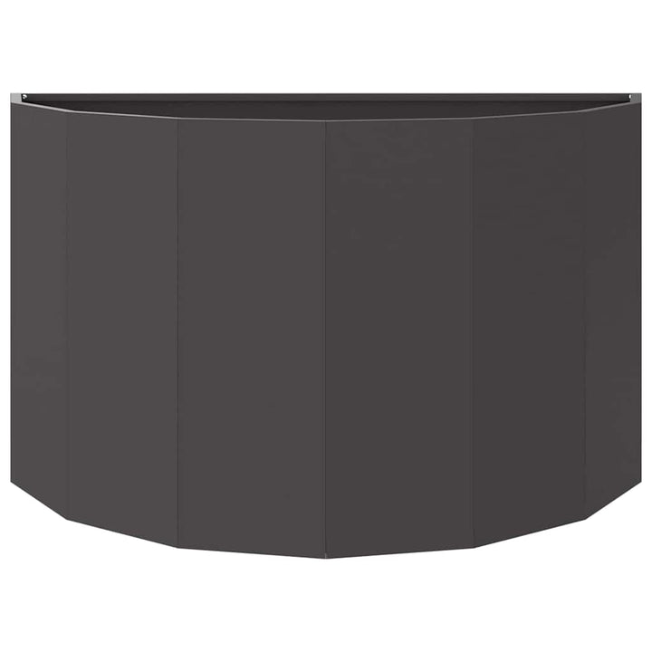Plantekasse Sort 90 x 45 x 50 cm Stål