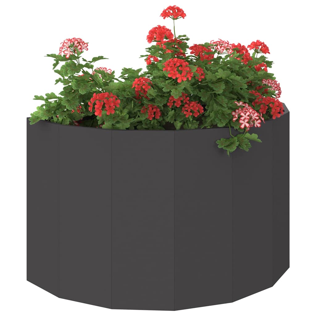 Plantekasse Sort 90 x 45 x 50 cm Stål
