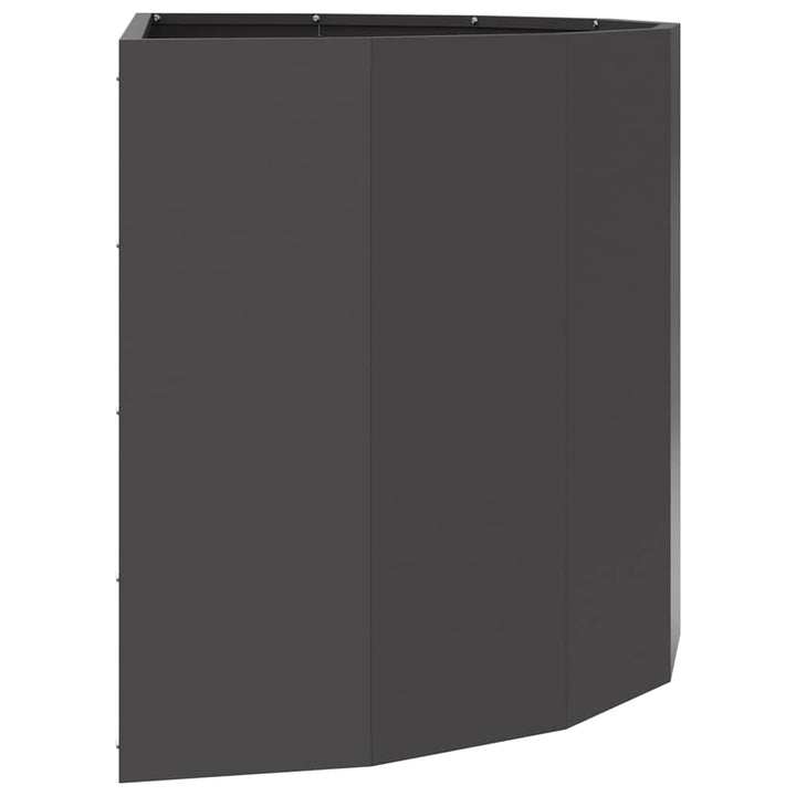 Plantekasse Sort 90 x 45 x 50 cm Stål