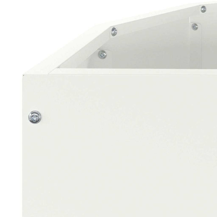 Plantekasse Hvid 90 x 45 x 50 cm Stål