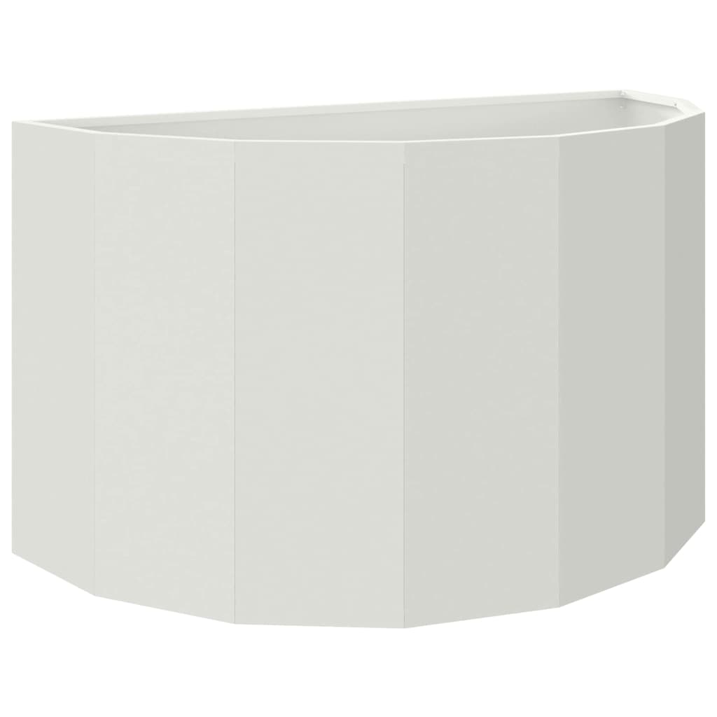 Plantekasse Hvid 90 x 45 x 50 cm Stål