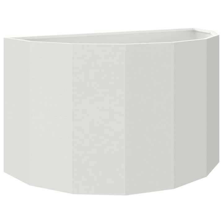 Plantekasse Hvid 90 x 45 x 50 cm Stål
