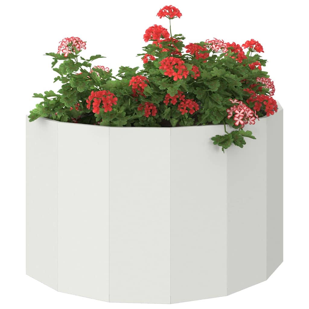 Plantekasse Hvid 90 x 45 x 50 cm Stål