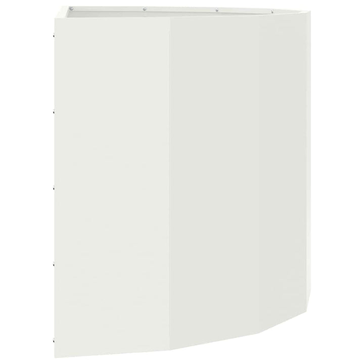 Plantekasse Hvid 90 x 45 x 50 cm Stål