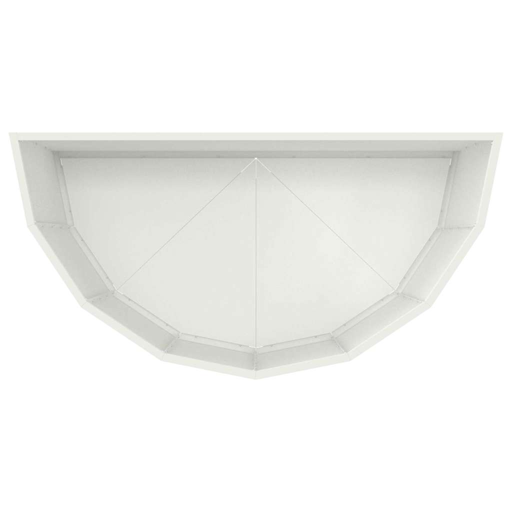 Plantekasse Hvid 90 x 45 x 50 cm Stål