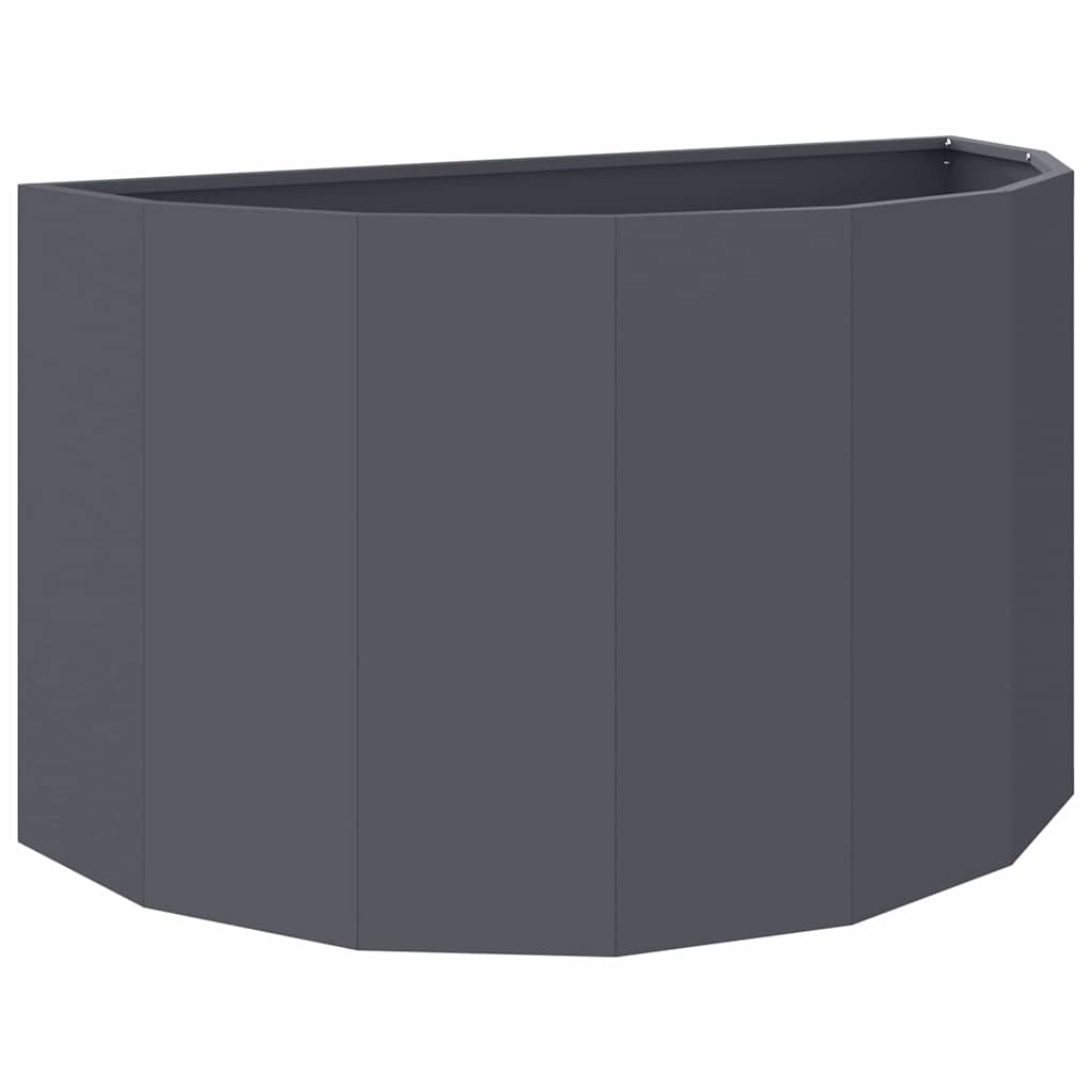 Plantekasse Antracit 90 x 45 x 50 cm Stål