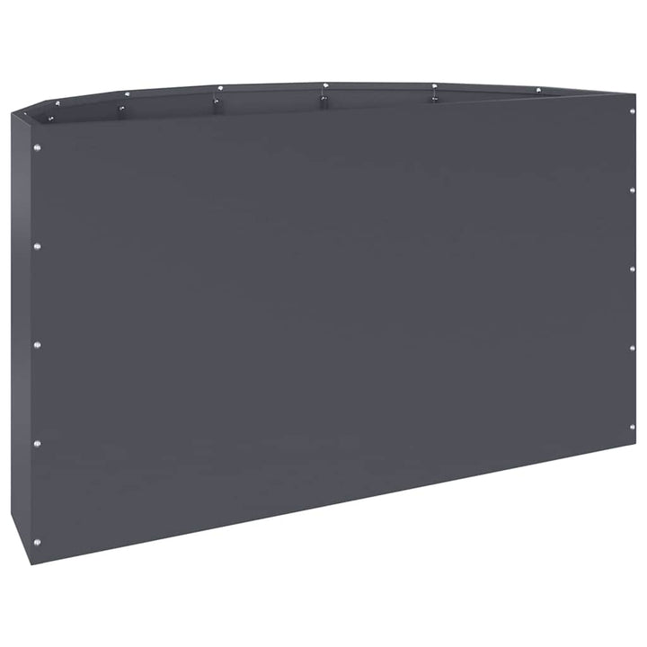 Plantekasse Antracit 90 x 45 x 50 cm Stål