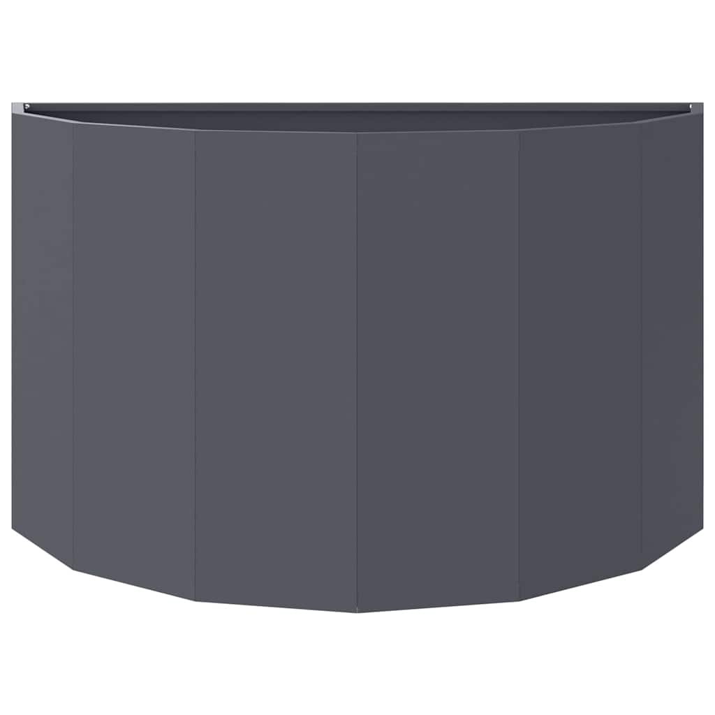 Plantekasse Antracit 90 x 45 x 50 cm Stål