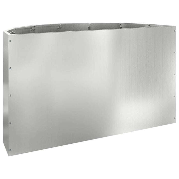 Plantekasse Sølv 90 x 45 x 50 cm Galvaniseret stål