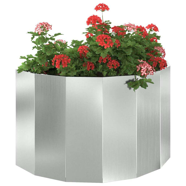 Plantekasse Sølv 90 x 45 x 50 cm Galvaniseret stål