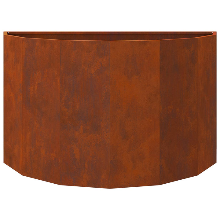 Plantekasse Rusten 90 x 45 x 50 cm Cortenstål