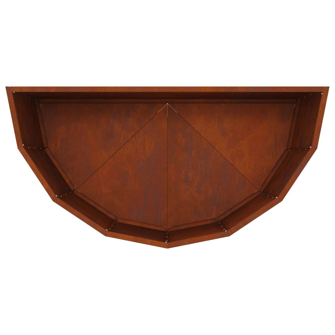 Plantekasse Rusten 90 x 45 x 50 cm Cortenstål