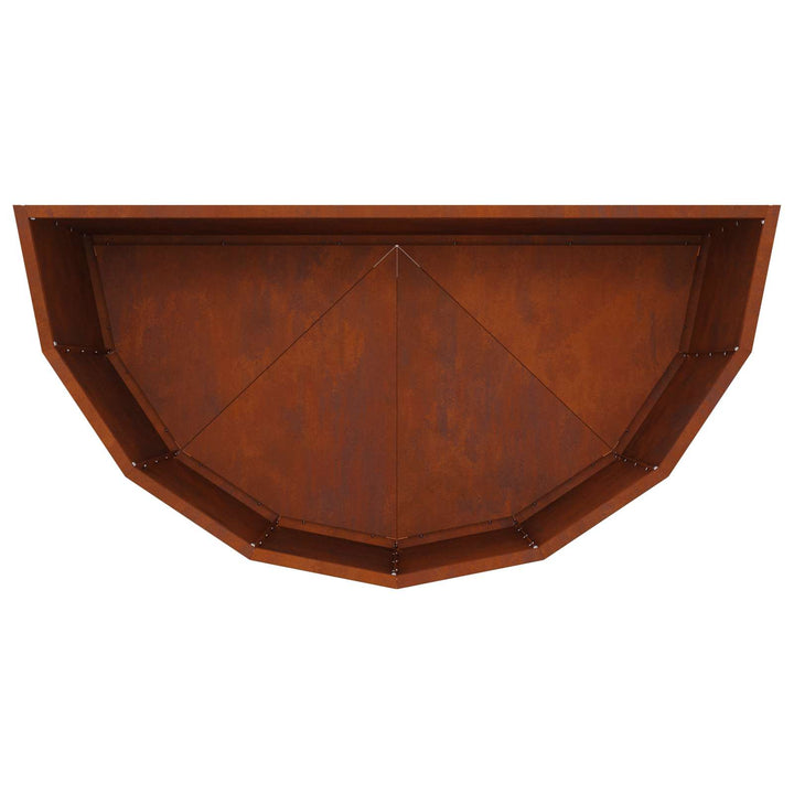 Plantekasse Rusten 90 x 45 x 50 cm Cortenstål