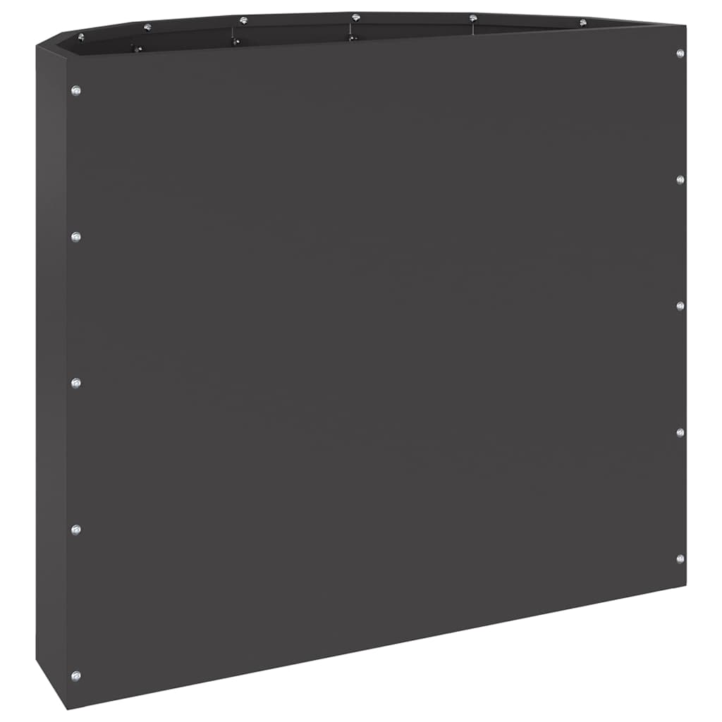 Plantekasse Sort 60 x 30 x 50 cm Stål