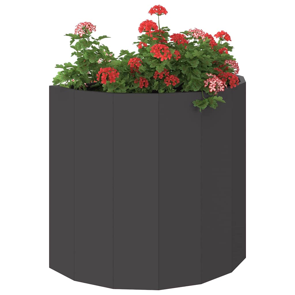 Plantekasse Sort 60 x 30 x 50 cm Stål