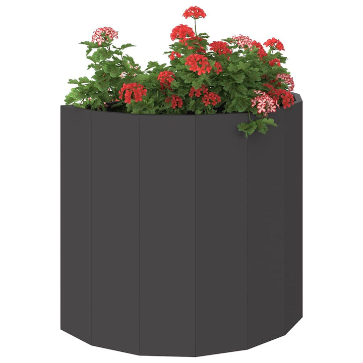 Plantekasse Sort 60 x 30 x 50 cm Stål