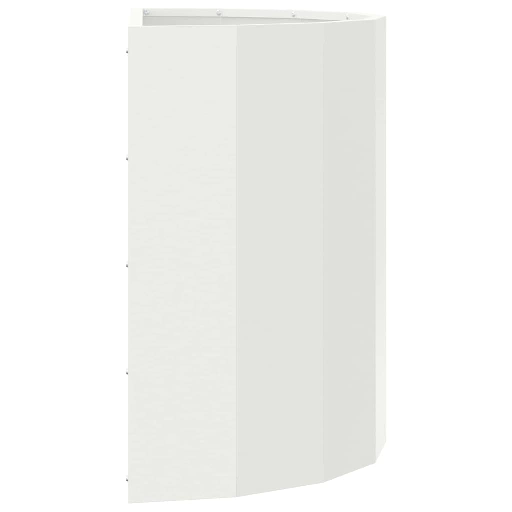 Plantekasse Hvid 60 x 30 x 50 cm Stål