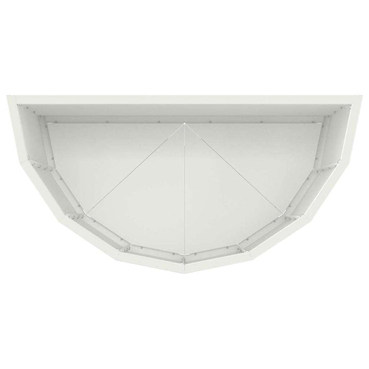 Plantekasse Hvid 60 x 30 x 50 cm Stål